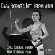 Clara Rockmore�s Lost Theremin Album | Bridge BRIDGE9208