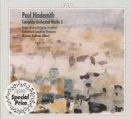 Hindemith - Complete Orchestral Works Vol.3 | CPO 9997842