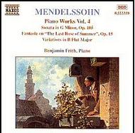 Mendelssohn - Piano Works vol. 4 | Naxos 8553358