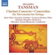 Tansman - Clarinet Concerto, Concertino, etc | Naxos 8572402