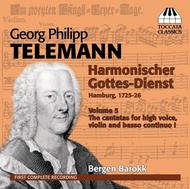 Telemann - Harmonischer Gottes�Dienst Vol.5 | Toccata Classics TOCC0102