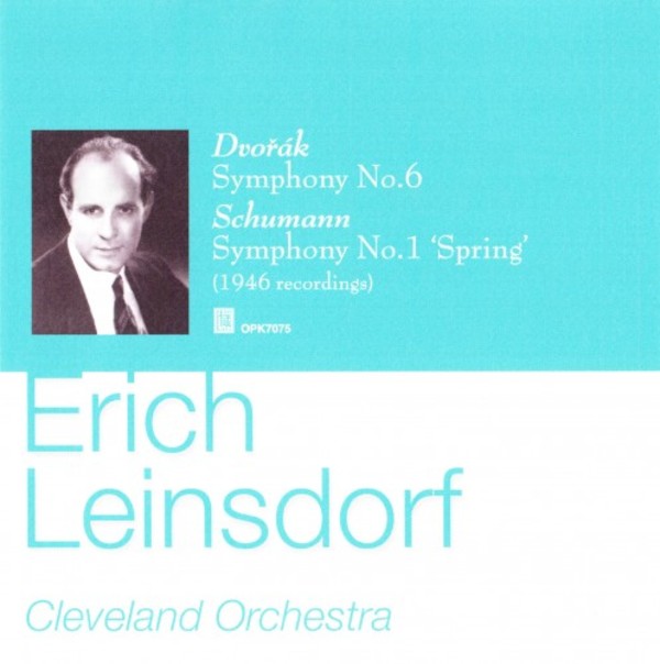 Dvorak - Symphony no.6; Schumann - Symphony no.1