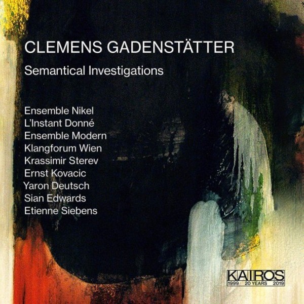 Gadenstatter - Semantical Investigations | Kairos KAI0015006