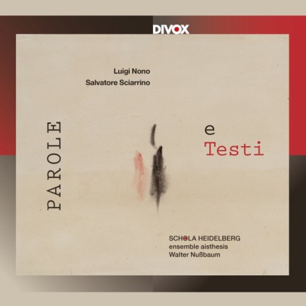 Nono & Sciarrino - Parole e Testi | Divox CDX21701