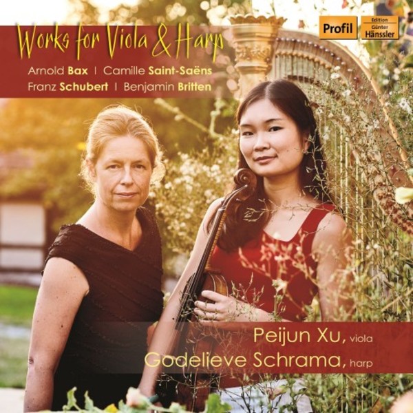 Bax, Saint-Saens, Schubert & Britten: Works for Viola & Harp