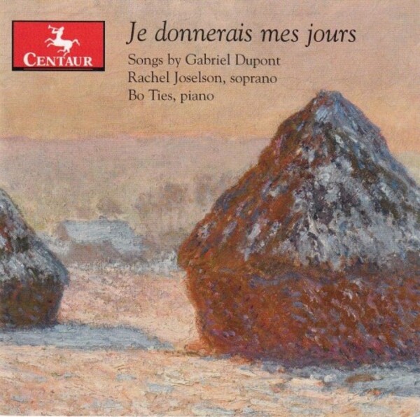 Dupont - Je donnerais mes jours: Songs | Centaur Records CRC3811