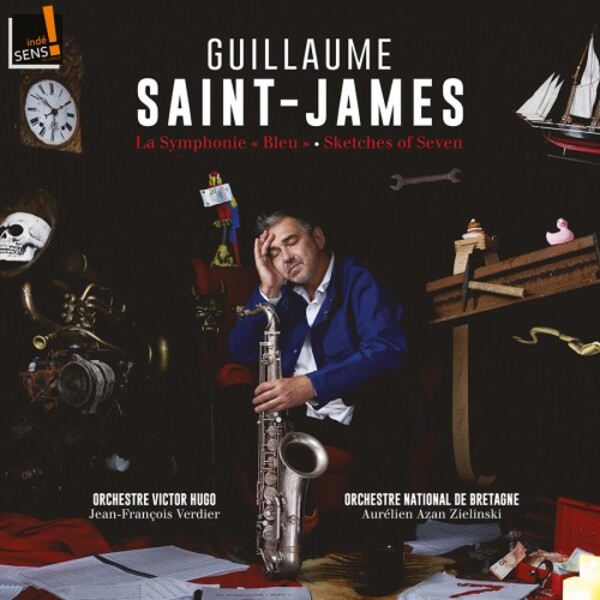 Saint-James - La Symphonie �Bleu�, Sketches of Seven | Indesens INDE147
