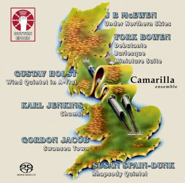 British Wind Quintets by Holst, Bowen, Spain-Dunk & others