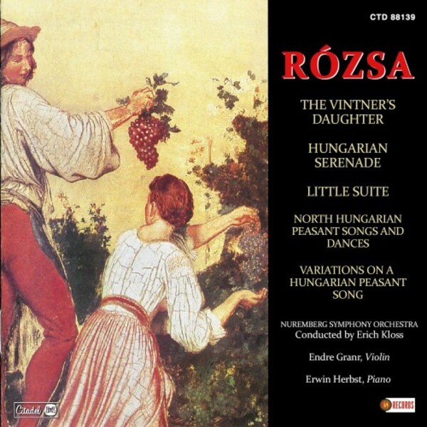 Rozsa - The Vintner�s Daughter & Other Suites | Citadel CTD88139
