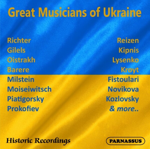 Great Musicians of Ukraine (Historic Recordings) | Parnassus PACD96087