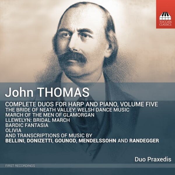 John Thomas - Complete Duos for Harp and Piano Vol.5 | Toccata Classics TOCC0711