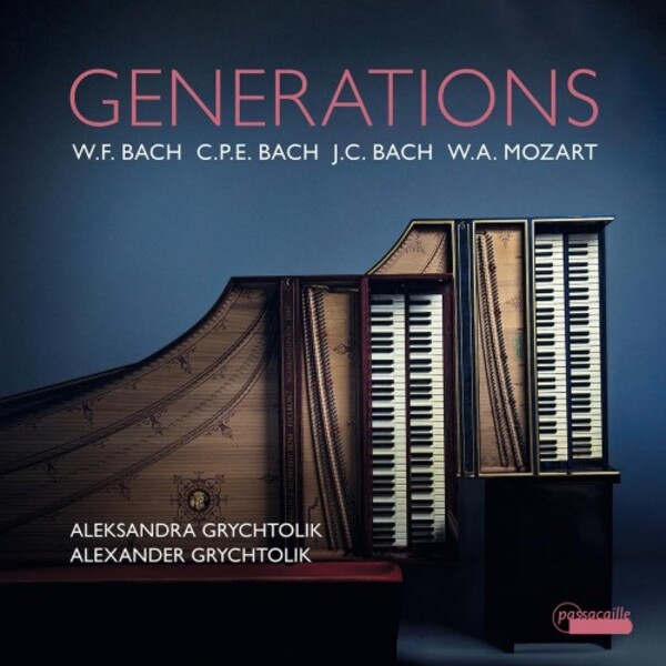 Generations: Music for 2 Harpsichords from Bach to Mozart | Passacaille PAS1157