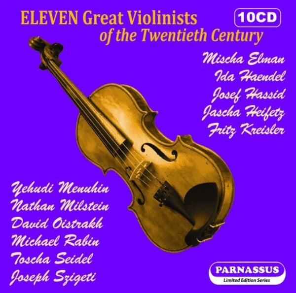 Eleven Great Violinists of the 20th Century | Parnassus PACL95101