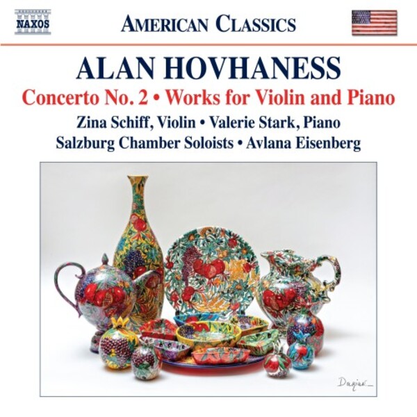 Hovhaness - Concerto no.2, Works for Violin and Piano | Naxos - American Classics 8559957