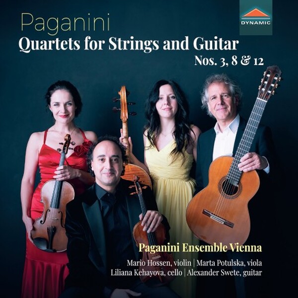 Paganini - Guitar Quartets 3, 8 & 12 | Dynamic CDS8072
