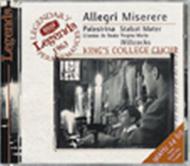 Allegri: Miserere / Palestrina: Stabat Mater
