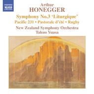 Honegger - Symphony No. 3, �Liturgique�, Pacific 231, Rugby | Naxos 8555974