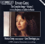 Grieg � The Complete Songs � Volume 1 | BIS BISCD637