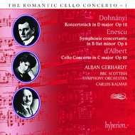 The Romantic Cello Concerto, Vol 1 - Dohn�nyi, Enescu & d�Albert